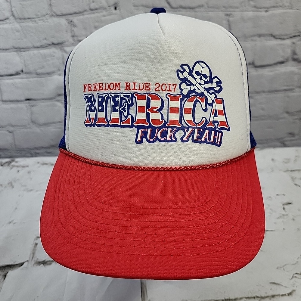 Freedom Ride America Vintage Snapback Hat Adjustable‎ Ball Cap